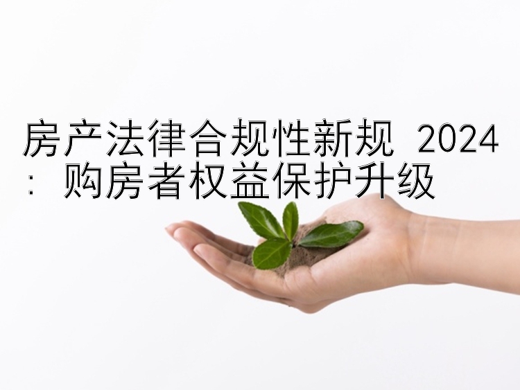 房产法律合规性新规 2024: 购房者权益保护升级