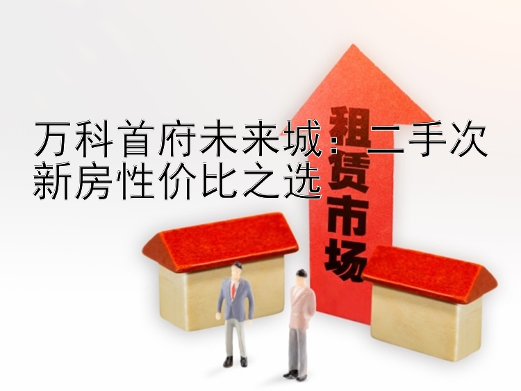 万科首府未来城：二手次新房性价比之选