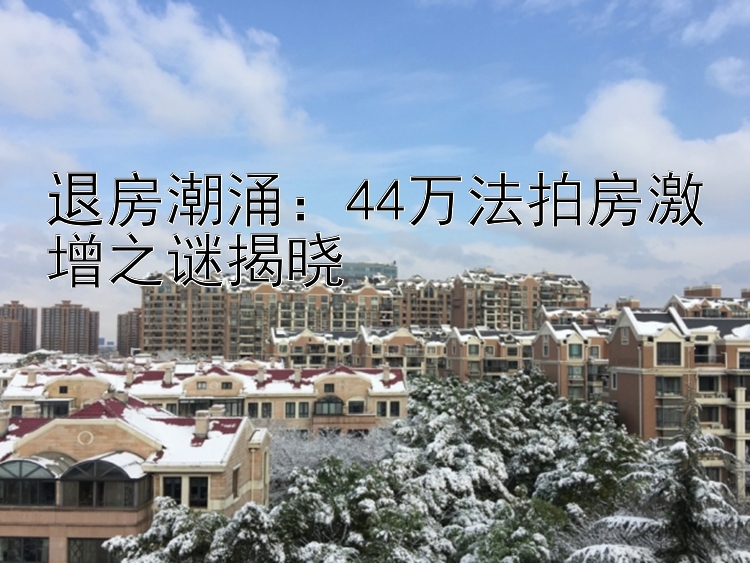 退房潮涌：44万法拍房激增之谜揭晓