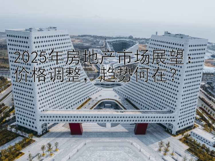 2025年房地产市场展望：价格调整，趋势何在？