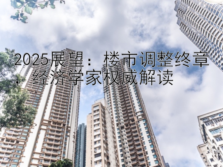 2025展望：楼市调整终章，经济学家权威解读