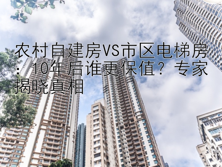 农村自建房VS市区电梯房：10年后谁更保值？专家揭晓真相