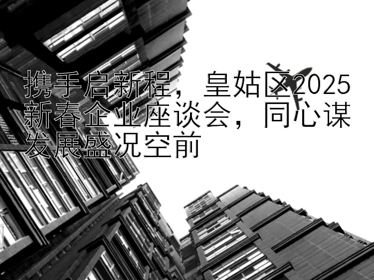 携手启新程  皇姑区2025新春企业座谈会  同心谋发展盛况空前